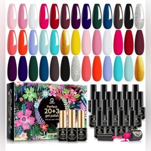 Gel Polish Nail Kit - Brand New